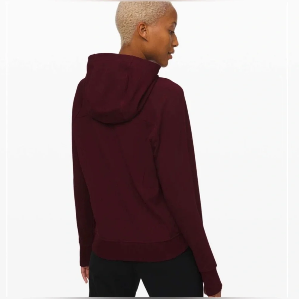 Lululemon Scuba Pullover Garnet Size 4 - Picture 2 of 9